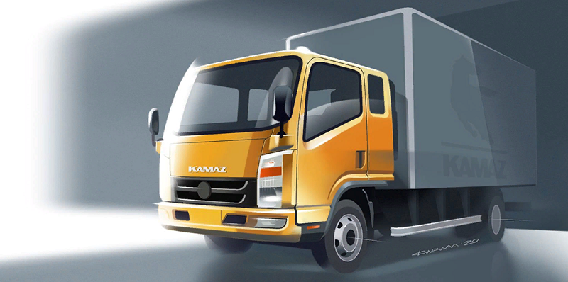 электрический малотоннажный грузовик КАМАЗ